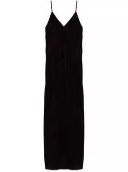 Длинное бархатное платье Blanca Vita, фиолетовый