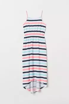 Длинное хлопковое платье H&amp;M