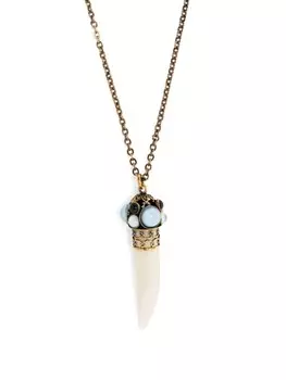 Длинное колье с подвеской Lardini, золотой