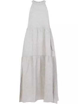 Длинное льняное платье Peserico, нейтральный