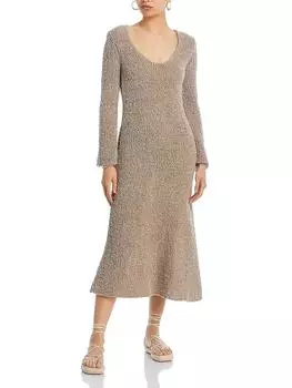 Длинное макси-платье Paige Women's Scoop Neck By Malene Birger, цвет fallen rock