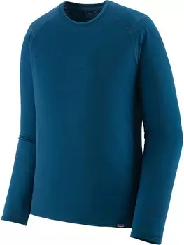 Длинное нижнее белье Capilene Thermal Weight, мужской топ с круглым вырезом Patagonia, синий