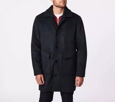 Длинное пальто Bernardo, черный