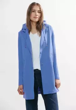 Длинное пальто Cecil, однотонные цвета, цвет Water Blue