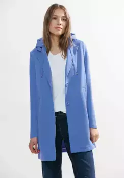 Длинное пальто Cecil со съемным капюшоном, цвет Water Blue