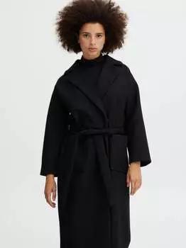 Длинное пальто ихджаннет Ichi, черный