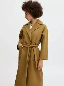 Длинное пальто ихджаннет Ichi, коричневый