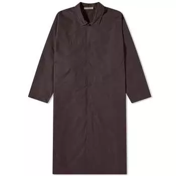 Длинное пальто из тканого твила Ear of God Essentials Fear of God ESSENTIALS