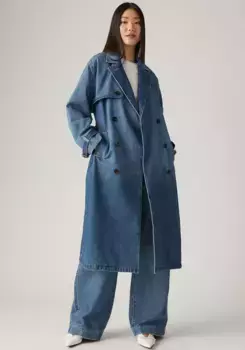 Длинное пальто Levi's "SPADE TRENCH", со шлевками для ремня, цвет Let'S Get Lost Again