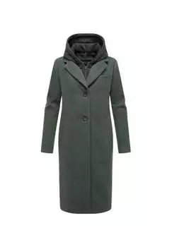 Длинное пальто печенье мечта 14 Navahoo, зеленый