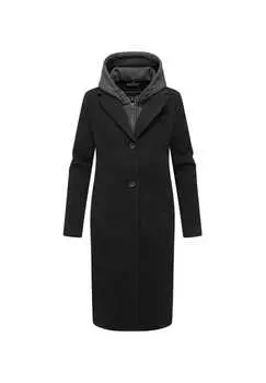 Длинное пальто печенье мечта 14 Navahoo, черный