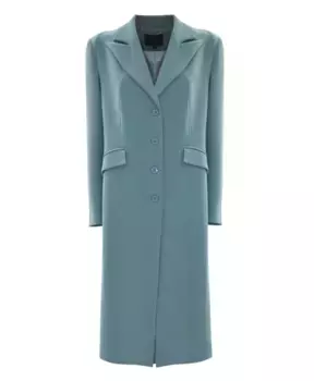 Длинное пальто со структурированными плечами Kocca, зеленый