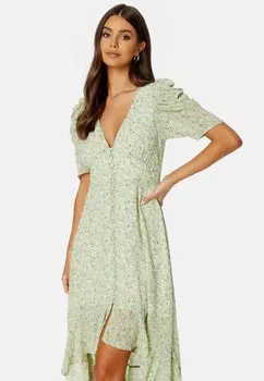 Длинное платье 0 Bubbleroom, мятное