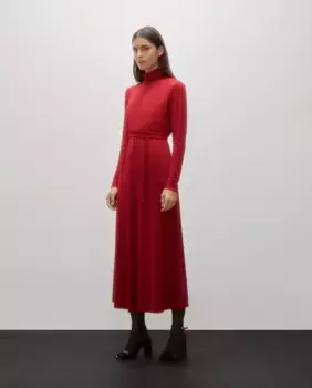 Длинное платье А-силуэта Woman Limited El Corte Ingls, красный
