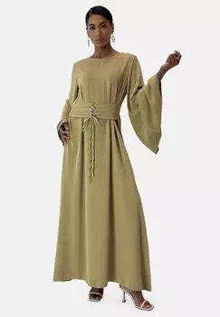 Длинное платье ABAYA Elara, коричневый