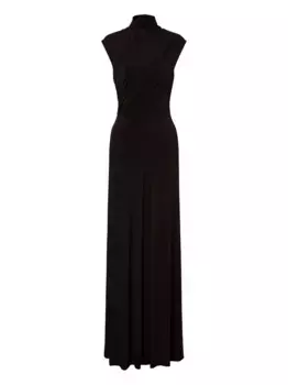 Длинное платье Alberta Ferretti, черный