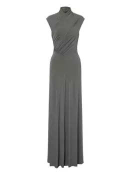 Длинное платье Alberta Ferretti, серый