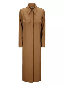 Длинное платье Alberto Biani, коричневый