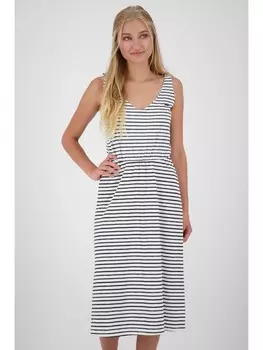 Длинное платье alife and kickin Melina, черный/белый