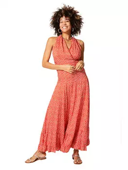 Длинное платье Aller Simplement, красный