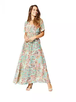 Длинное платье Aller Simplement, красочный