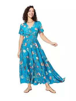 Длинное платье Aller Simplement, синий