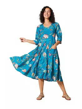 Длинное платье Aller Simplement, синий