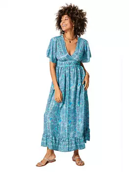 Длинное платье Aller Simplement, синий