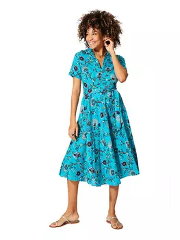 Длинное платье Aller Simplement, синий