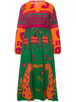 Длинное платье Angel of Style Midi, зеленый