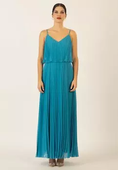 Длинное платье Apart, бирюзовый