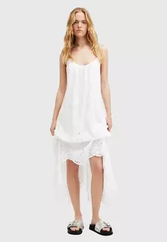 Длинное платье AREENA EMB AllSaints, белый