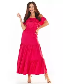 Длинное платье Awama, фуксия
