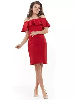 Длинное платье Awama, красный