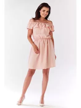 Длинное платье Awama, розовый