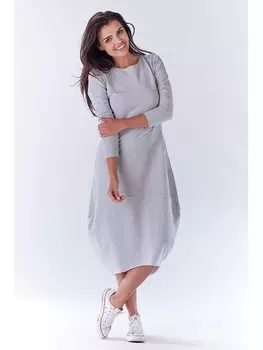 Длинное платье Awama, серый