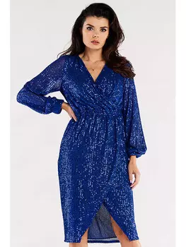 Длинное платье Awama, темно-синий