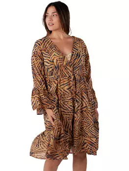 Длинное платье Barts Pacificon, цвет hellbraun/schwarz