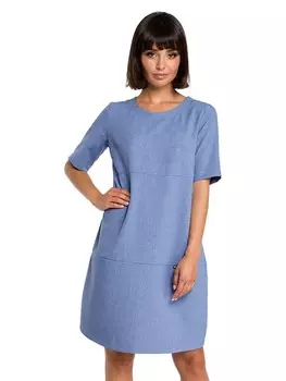 Длинное платье Be Wear, синий