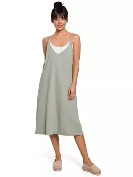 Длинное платье Be Wear, светло-зеленый