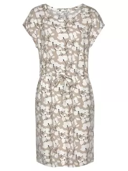 Длинное платье Beach Time Jersey, цвет beige-creme-bedruckt