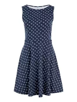 Длинное платье Beach Time Strand, цвет marine-wei