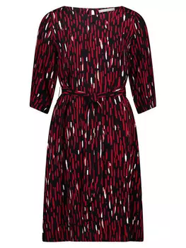 Длинное платье BETTY & CO Casual, цвет schwarz/rot