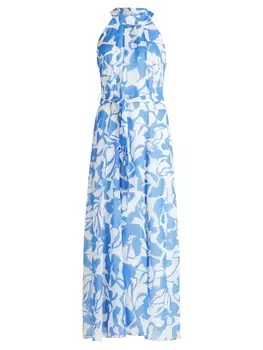 Длинное платье BETTY & CO, цвет wei/blau