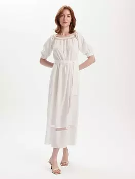 Длинное платье BGN, белый