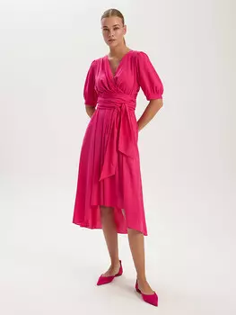 Длинное платье BGN, фуксия