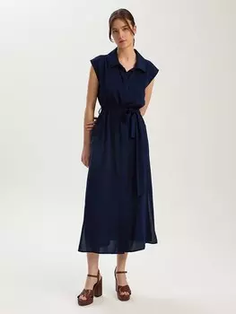 Длинное платье BGN, темно-синий