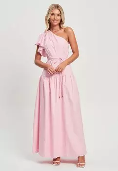 Длинное платье бледно-розового цвета CHANCERY