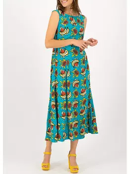 Длинное платье Blutsgeschwister Ritual papaya punch, красочный