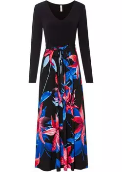 Длинное платье Bodyflirt Boutique, черный